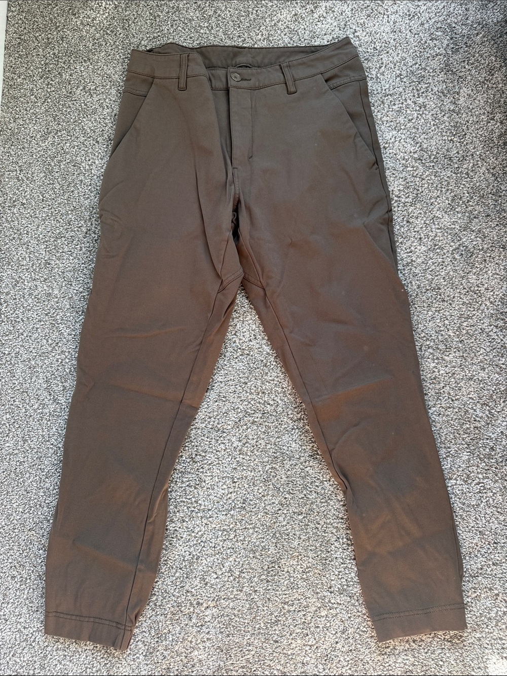 BYLT Basics Dark Brown Stretch Chinos